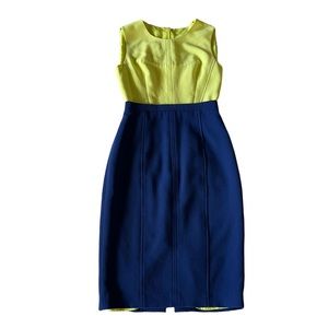 BCBGMaxazria Blaire Colorblock Sheath Dress